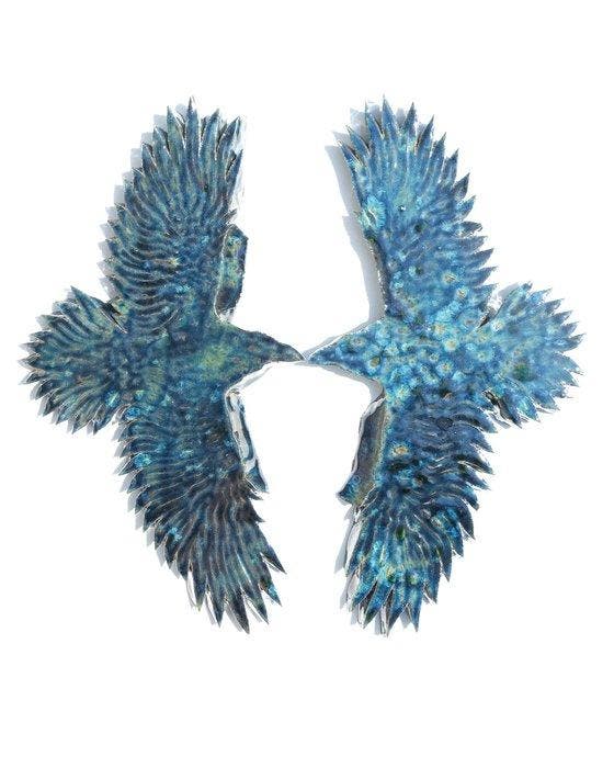 Matthijs Homs - Huginn and Muninn - The Kiss, Antiek en Kunst, Kunst | Designobjecten