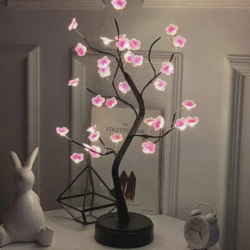 Bloesem Boom Nachtlamp - Sfeervolle LED Decoratie met USB/Ba, Verzenden, Nieuw