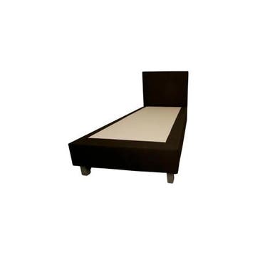 Boxspring Bjorn + Luxe gestoffeerde boxsping, Ophalen of Verzenden, Nieuw, Zilver
