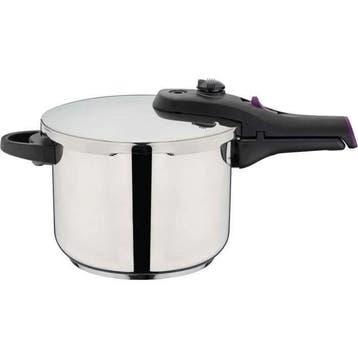 Snelkookpan - GSW - Snel - 22 cm - 6 L - Inductie - Roest..., Verzenden, Nieuw, Overige typen