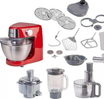 Keukenmachine Kenwood Prospero+ KHC29.P0RD – Rood - Nieuw, Ophalen of Verzenden, Nieuw