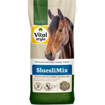 Vitalstyle Paardenmuesli Slueslimix 15 kg (Paardenvoer), Verzenden, Nieuw