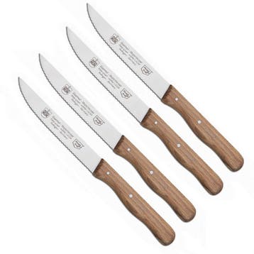 RÖR Solingen Steakmes – Vespermes – Gekarteld – RVS, Ophalen of Verzenden, Nieuw, Rvs of Chroom