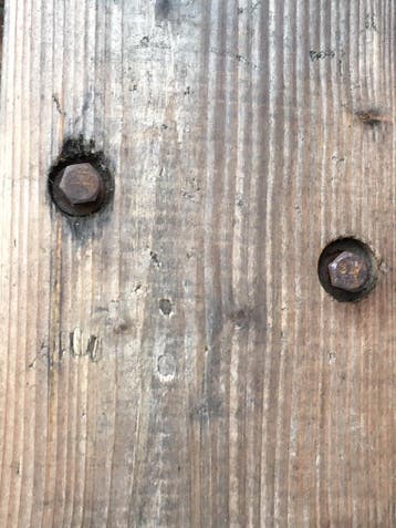 Oude planken in grenen en hardhout - Havenplanken sfeerhout, Doe-het-zelf en Verbouw, Hout en Planken, Gebruikt, 25 tot 50 mm