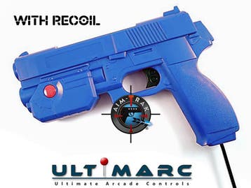Ultimarc AimTrak Light Gun Met Terugslag Blauw, Nieuw