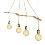 Zig Zag Frame voor Hanglamp Hout, Nieuw