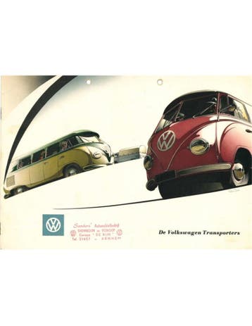 1954 VOLKSWAGEN TRANSPORTER BROCHURE NEDERLANDS, Boeken, Nieuw, Volkswagen, Author
