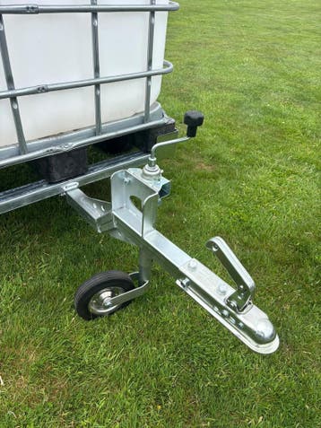 Mobiele watertank aanhangwagen voor IBC tank. 799,- incl., Weidegang, 4 paarden of pony's of meer