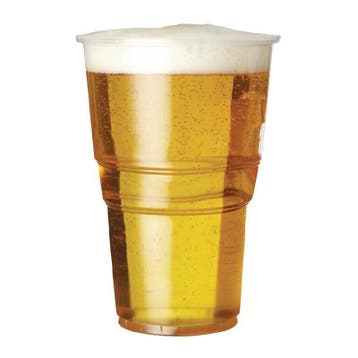 Plasic bierglas (1000 stuks), Verzenden, Nieuw in verpakking