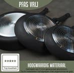 2dekans | COOCK 19-Delige Pannenset Inductie - Zwart -, Ophalen of Verzenden, Zo goed als nieuw