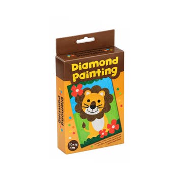 Diamond painting setje voor kinderen (10x15 cm, leeuw), Ophalen of Verzenden, Nieuw