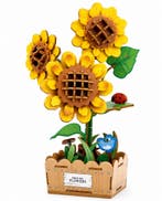 PlayfulMario Zonnebloem Houten Modelbouwset 115 Onderdele..., Verzenden, Nieuw