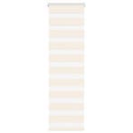 vidaXL Zebra Blind 40x150 cm stofbreedte 35,9 cm polyester, Verzenden, Nieuw, Beige