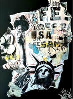 lasveguix (1986) - Statue of Liberty, Antiek en Kunst, Kunst | Schilderijen | Modern