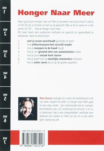 Honger Naar Meer 9789081207218 A. Greve, Boeken, Verzenden, Gelezen, A. Greve