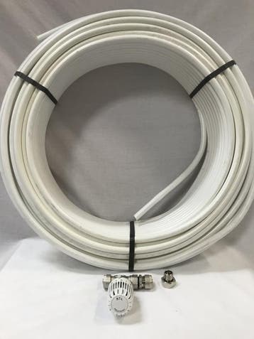 4 m2 vloerverwarming h.o.h 10 cm met rtl ventiel en buis, Ophalen of Verzenden, Nieuw, Overige typen