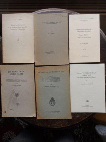 6 brochures met betrekking tot de Islam - J.J.A.M. Houben /