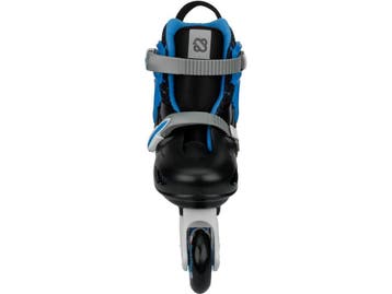 Nijdam Blue Goo - Skeelers - Verstelbaar 29-32 - Zwart/Blauw, Verzenden, Nieuw