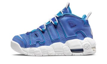 Nike Air More Uptempo Battle Blue (GS), Nieuw