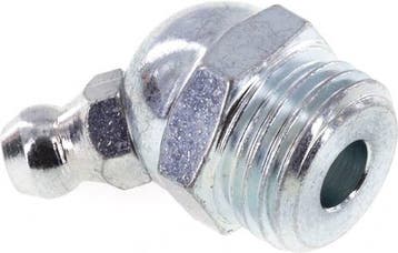 45° Haakse Smeernippel Staal R 1/4 Inch DIN 71412 [5 Stuks], Verzenden, Nieuw