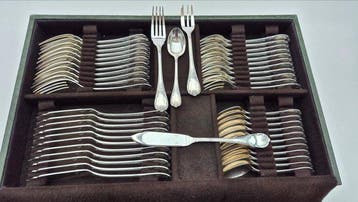 Christofle - Eetservies voor 12 (143) - Marly - Verzilverd -