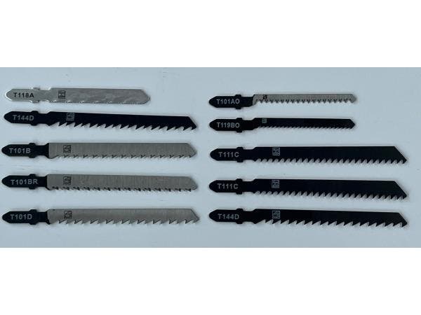 Veiling - 2x Decoupeerzagen Set 10-delig, Doe-het-zelf en Verbouw, Gereedschap | Zaagmachines