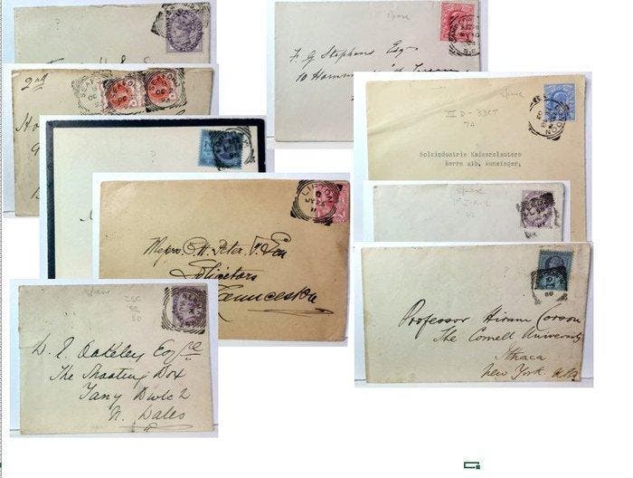 Groot-Brittannië 1882/1908 - Groot-Brittannië en India:, Postzegels en Munten, Postzegels | Europa | UK
