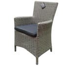 Capri Riccione dining tuinset 150 cm rond 7-delig grijs, Ophalen of Verzenden, Nieuw, Wicker