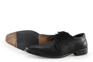 Manfield Veterschoenen in maat 40 Zwart, Kleding | Heren, Schoenen, Manfield, Verzenden, Zwart, Zo goed als nieuw