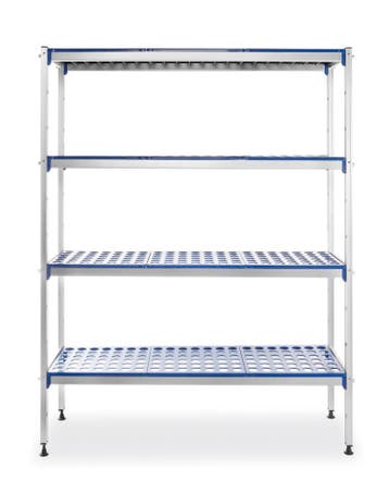 Aluminium Opbergrek , Hendi, 1280x405x(h)1685mm, Ophalen of Verzenden, Nieuw in verpakking