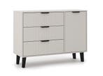 Dressoir scandi creme  110 cm (Dressoirs, Woonkamer), Huis en Inrichting, Kasten | Dressoirs, 100 tot 150 cm, Verzenden, Nieuw