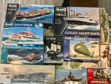Revell, Airfix, Tamiya - Modelschip (18) - Ships mostly