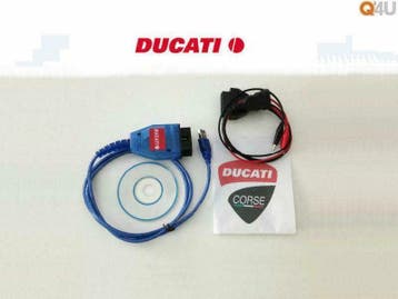 Ducati (Italiaanse) motorbike (3 pins) diagnose kabel en sof, Ophalen of Verzenden