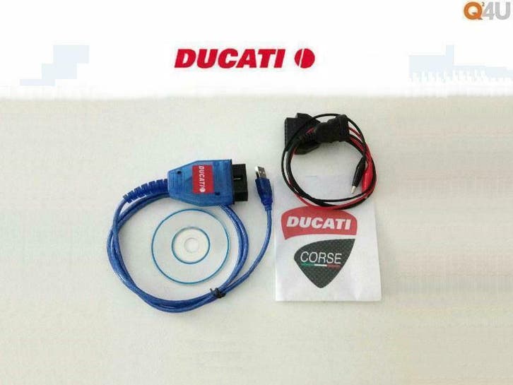Ducati (Italiaanse) motorbike (3 pins) diagnose kabel en sof, Motoren, Accessoires | Onderhoudsmiddelen, Ophalen of Verzenden