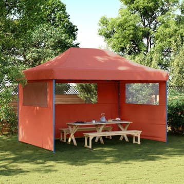 vidaXL Partytent inklapbaar pop-up met 3 zijwanden, Verzenden, Nieuw, Partytent
