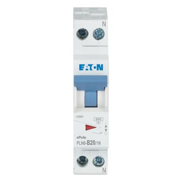 Eaton installatieautomaat 1P+N B20 - 263165, Nieuw