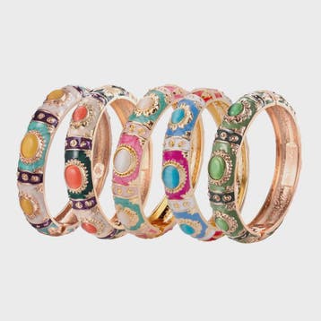Bohemian Emaille Armband Dames - Kleurrijke Cloisonné Bangle, Verzenden, Nieuw