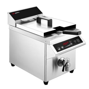 GGM Gastro | Inductie friteuse - 8 liter - 3,5 kW - digitale, Verzenden, Nieuw