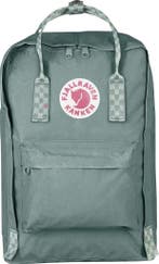 Fjallraven Kanken Laptoprugzak 15 inch - Frost Green / Chess, Verzenden, Nieuw