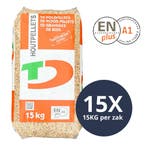 TEN DAMME - Witte Houtpellets - ENplus A1 - 100% Naaldhout, Ophalen of Verzenden