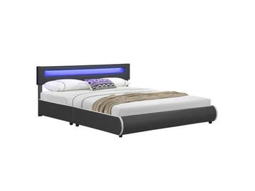 Veiling - Gestoffeerd Bed - 180 x 200 cm - Grijs - LED Verli, Nieuw