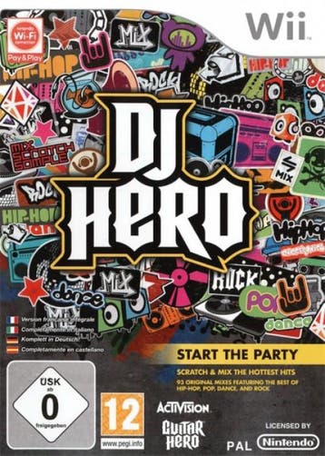 DJ Hero (Nintendo Wii), Verzenden, Gebruikt, Vanaf 7 jaar