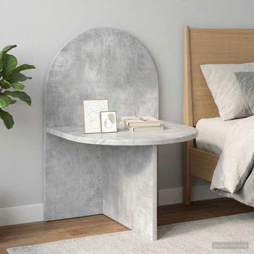 vidaXL Nachtkastje 2 st Betongrijs 48 x 49 x 65 cm, Verzenden, Nieuw, 55 tot 70 cm, 45 tot 65 cm
