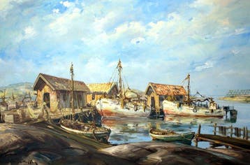 Einar Christiansson (1901-1987) - West Coast Harbour