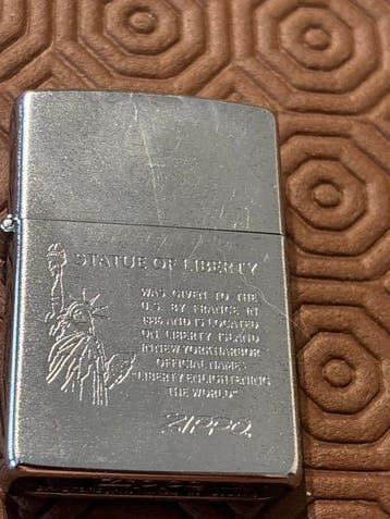 Zippo - Rare Zippo Statue of Liberty 1992 Stainless steel, Nieuw