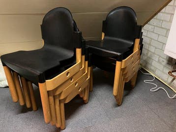 Thonet - Gerd Lange - Stoel (8) - Flex - Plastic, Beuken -