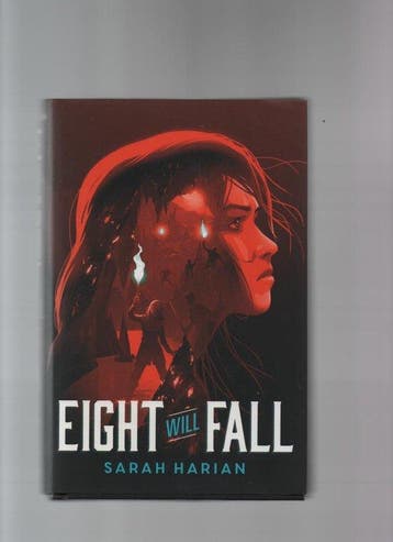 Boek, Sarah Harian, Eight will Fall, Hardback with, Verzenden, Gelezen, Sarah Harian