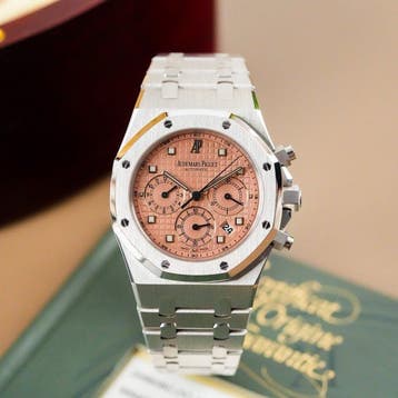 Audemars Piguet - Royal Oak Chronograph White Gold Salmon, Nieuw