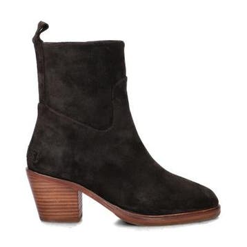 Shabbies Amsterdam Joan Ankie rits- & gesloten boots, Verzenden, Lage of Enkellaarzen, Nieuw, Bruin