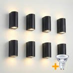8 Stuks | Wandlamp / muurlamp / buitenlamp | Incl. 16x, Ophalen of Verzenden, Nieuw, Modern